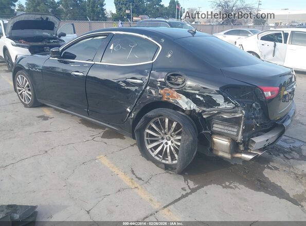 ZAM57RSA7G1187524 2016 MASERATI GHIBLI Черный Задняя левая четверть