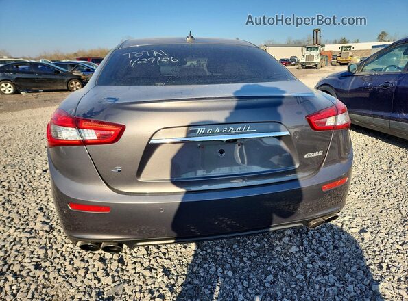 ZAM57RSS0H1225329 2017 MASERATI GHIBLI Gray უკანა ხედი