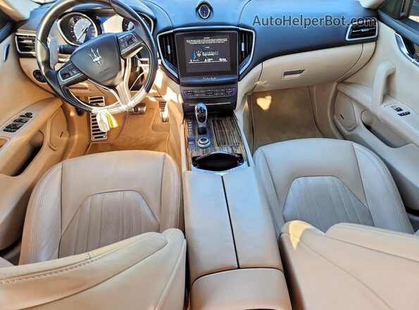 ZAM57RSS0H1225329 2017 MASERATI GHIBLI Gray წინა პანელის ხედი