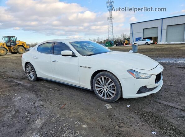 ZAM57RTA4G1177032 2016 MASERATI GHIBLI White Vista frontal
