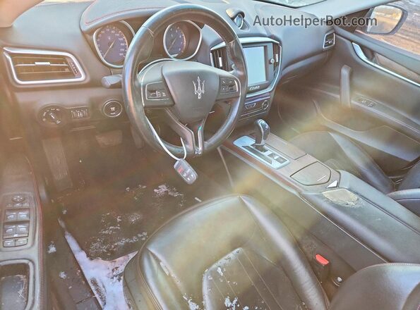 ZAM57RTA4G1177032 2016 MASERATI GHIBLI White Vista del cuadro de instrumentos