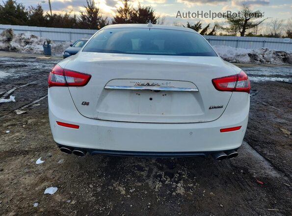 ZAM57RTA4G1177032 2016 MASERATI GHIBLI White Vista interior delantera
