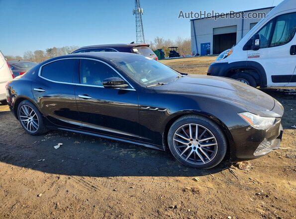 ZAM57RTA5H1213277 2017 MASERATI GHIBLI Черный Передняя правая четверть