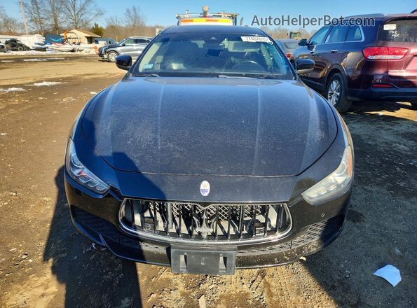 ZAM57RTA5H1213277 2017 MASERATI GHIBLI Черный Вид спереди