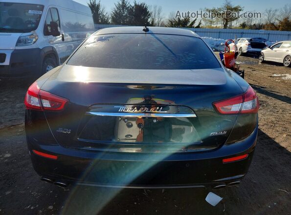 ZAM57RTA5H1213277 2017 MASERATI GHIBLI Черный Вид сзади
