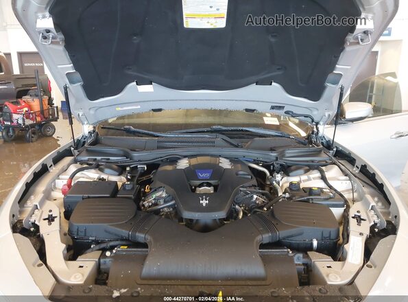 ZAM57RTA7H1240545 2017 MASERATI GHIBLI Серебряный Вид сзади