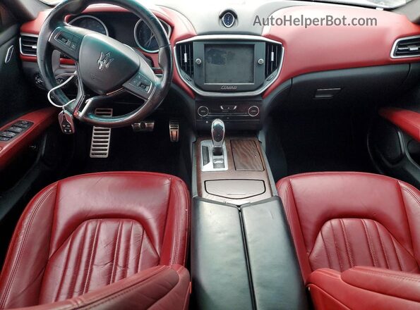 ZAM57RTAXG1167685 2016 MASERATI GHIBLI Белый Вид панели приборов
