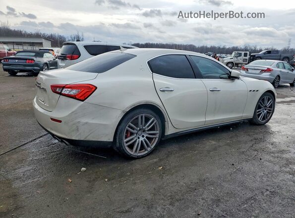 ZAM57RTAXG1167685 2016 MASERATI GHIBLI Белый Задняя правая четверть