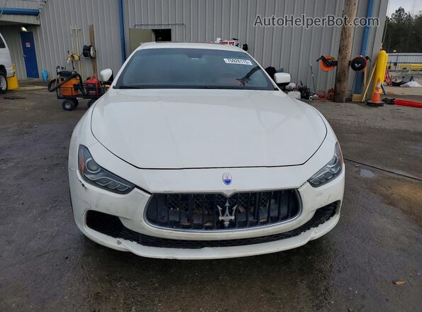 ZAM57RTAXG1167685 2016 MASERATI GHIBLI Белый Вид спереди