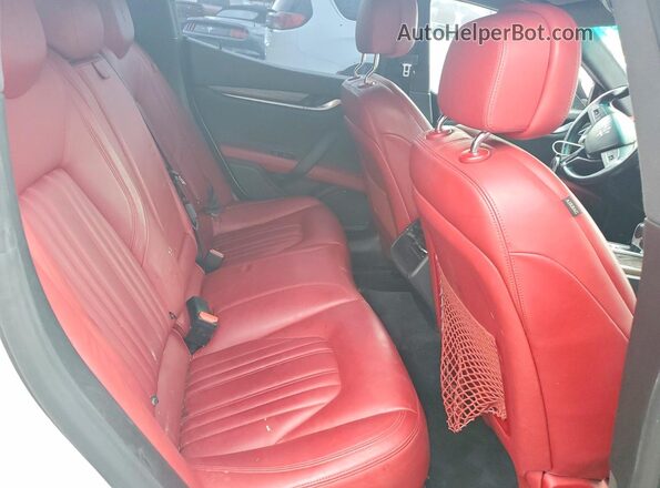 ZAM57RTAXG1167685 2016 MASERATI GHIBLI Белый Вид задних сидений