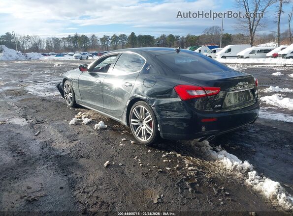 ZAM57RTLXH1221571 2017 MASERATI GHIBLI Black Հետևի ձախ