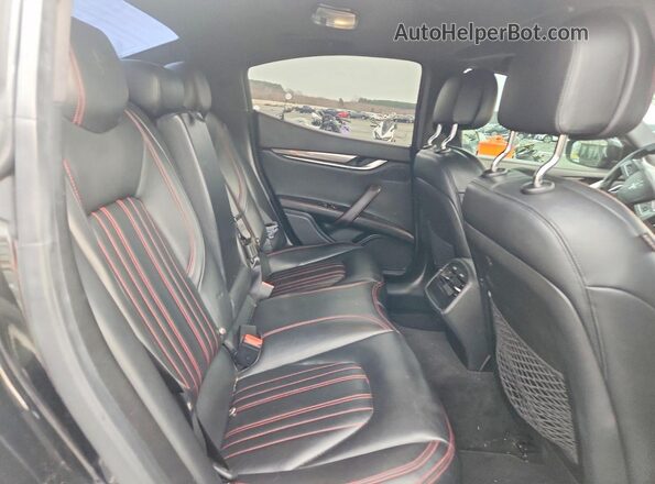 ZAM57XSA1H1213816 2017 MASERATI GHIBLI Black Vista de los asientos traseros