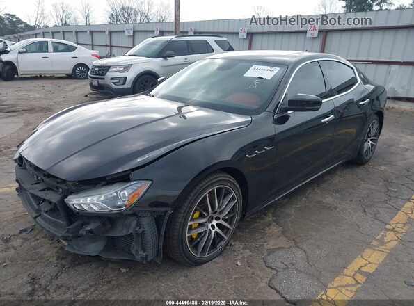 ZAM57XSA1J1286691 2018 MASERATI GHIBLI Black Передня ліва чверть