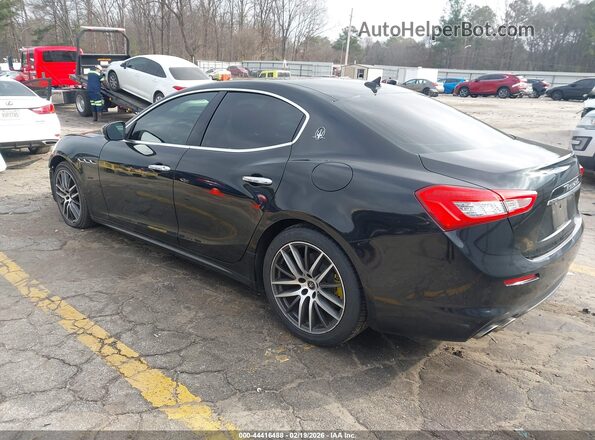 ZAM57XSA1J1286691 2018 MASERATI GHIBLI Black Задня ліва чверть