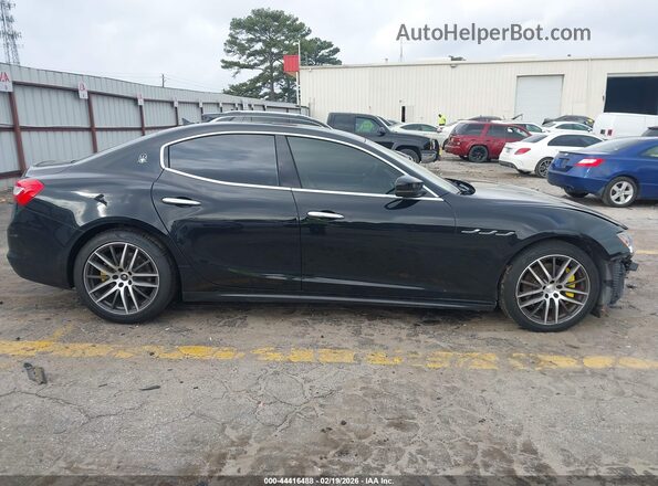 ZAM57XSA1J1286691 2018 MASERATI GHIBLI Black Вид задньої частини салону