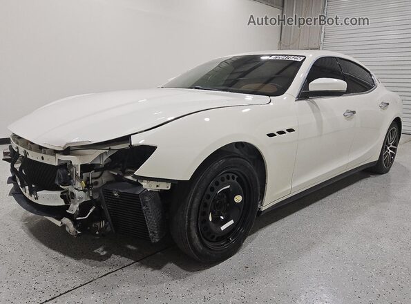 ZAM57XSA3J1304947 2018 MASERATI GHIBLI Белый 