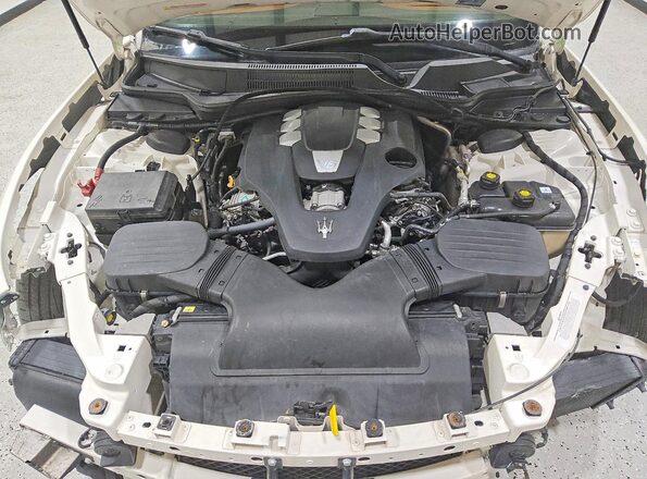 ZAM57XSA3J1304947 2018 MASERATI GHIBLI Белый Вид задней части салона