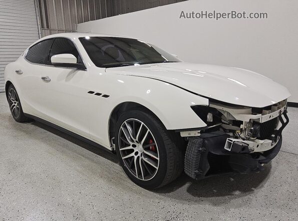 ZAM57XSA3J1304947 2018 MASERATI GHIBLI Белый 