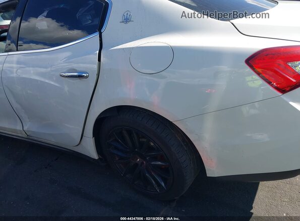 ZAM57XSA4G1175724 2016 MASERATI GHIBLI Белый Вид спереди