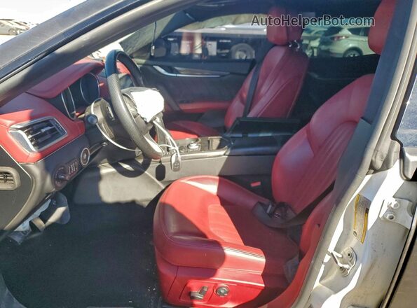 ZAM57XSA4L1354159 2020 MASERATI GHIBLI Black Вид салону спереду