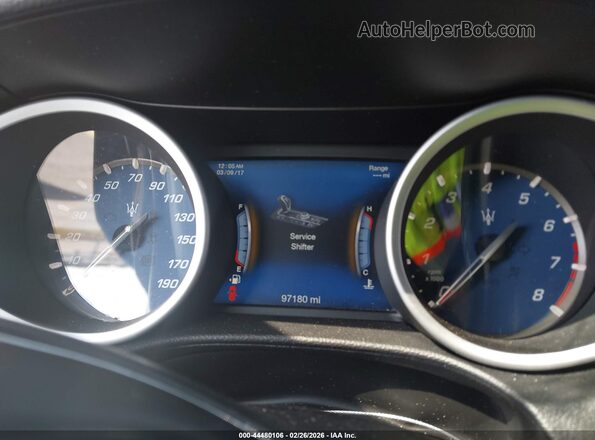 ZAM57XSA5J1293157 2018 MASERATI GHIBLI Black Widok tylnych siedzeń