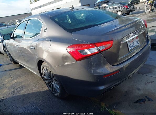ZAM57XSA6J1304912 2018 MASERATI GHIBLI Серый Задняя левая четверть