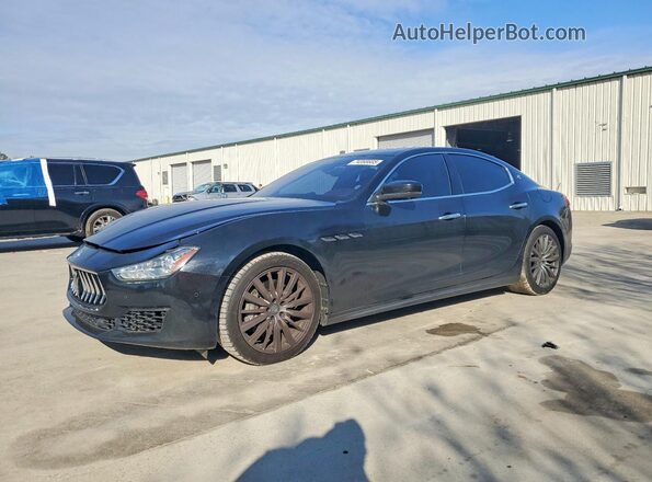 ZAM57XSA7J1275873 2018 MASERATI GHIBLI Черный Передняя левая четверть