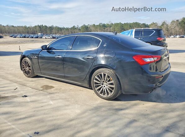 ZAM57XSA7J1275873 2018 MASERATI GHIBLI Черный Задняя левая четверть