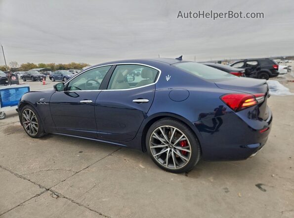 ZAM57XSAXNX399784 2022 MASERATI GHIBLI Blue უკანა მარცხენა