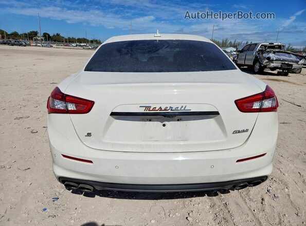 ZAM57YSA7J1277113 2018 MASERATI GHIBLI White Vista trasera