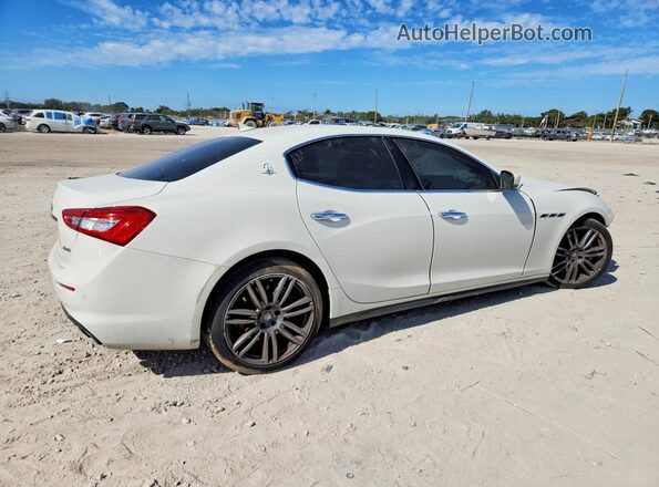 ZAM57YSA7J1277113 2018 MASERATI GHIBLI White Trasero derecho