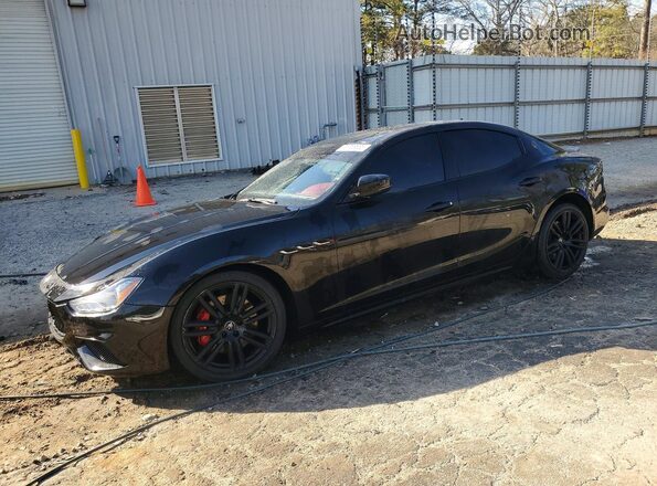 ZAM57YTA8M1362223 2021 MASERATI GHIBLI Black Передня ліва чверть