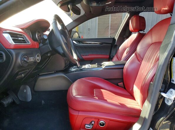ZAM57YTA8M1362223 2021 MASERATI GHIBLI Black Вид салону спереду