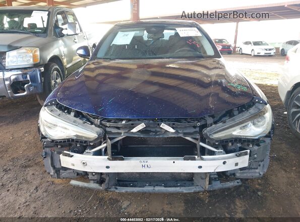 ZARFAECN5H7542084 2017 ALFA ROMEO GIULIA Синий Вид спереди