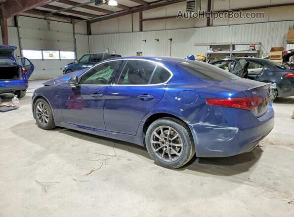 ZARFAEDN2J7565052 2018 ALFA ROMEO GIULIA Blue Tył lewy