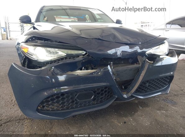 ZARFAMANXK7598087 2019 ALFA ROMEO GIULIA Dark Blue Вид спереди