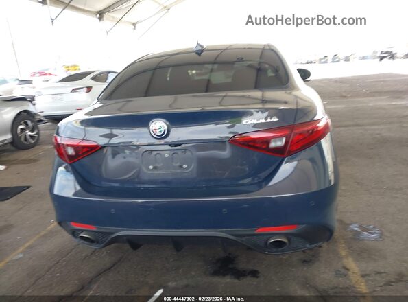 ZARFAMANXK7598087 2019 ALFA ROMEO GIULIA Dark Blue 