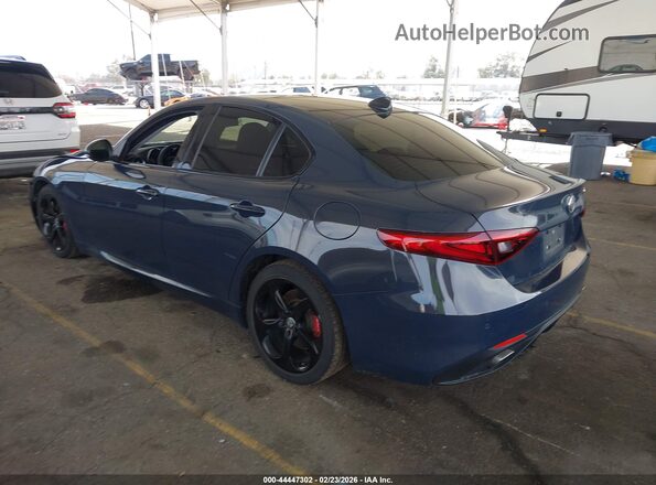 ZARFAMANXK7598087 2019 ALFA ROMEO GIULIA Dark Blue Задняя левая четверть