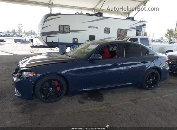 ZARFAMANXK7598087 2019 ALFA ROMEO GIULIA Dark Blue Панорамный вид салона 360°