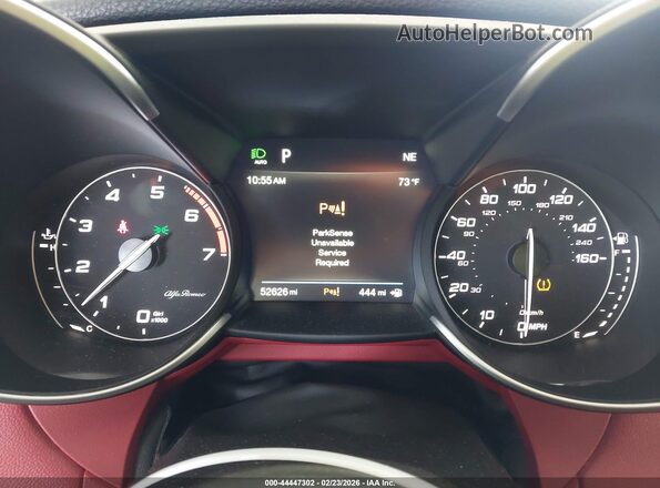 ZARFAMANXK7598087 2019 ALFA ROMEO GIULIA Dark Blue Вид задних сидений