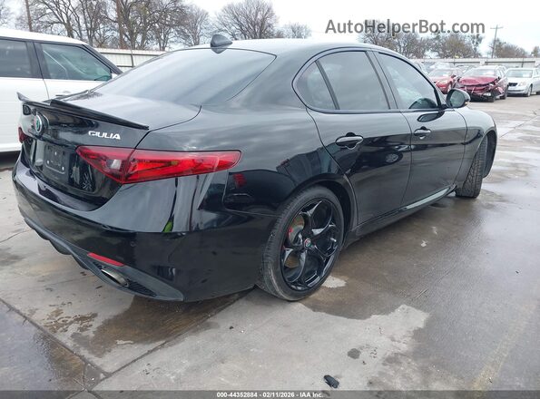 ZARFAMBN0K7601299 2019 ALFA ROMEO GIULIA Black Trasero derecho