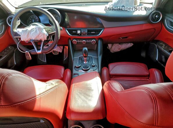 ZARFAMBN1K7606205 2019 ALFA ROMEO GIULIA Charcoal Вид панелі приладів