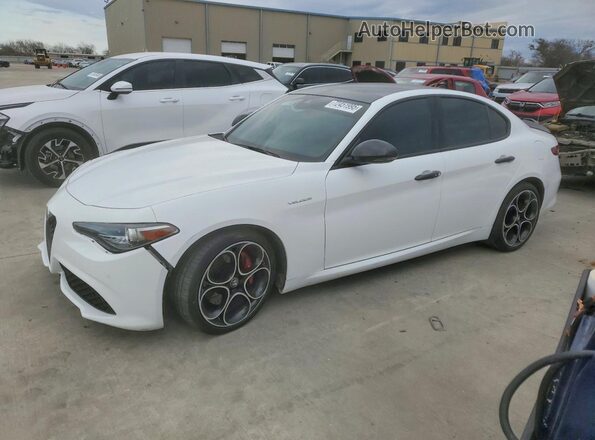 ZARFAMBN5N7665374 2022 ALFA ROMEO GIULIA Белый Передняя левая четверть