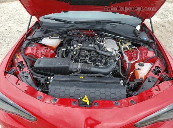 ZARFAMBN9R7684662 2024 ALFA ROMEO GIULIA Красный Вид задней части салона