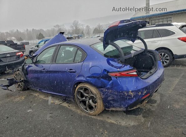 ZARFANBN2L7630536 2020 ALFA ROMEO GIULIA Blue Հետևի ձախ