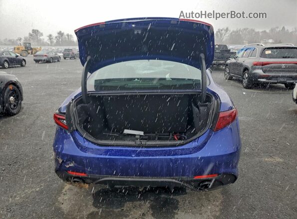 ZARFANBN2L7630536 2020 ALFA ROMEO GIULIA Blue Հետևի տեսք