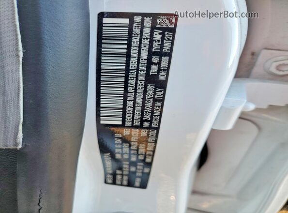 ZASFAKAN2J7B94981 2018 ALFA ROMEO STELVIO White Widok wnętrza 360 stopni
