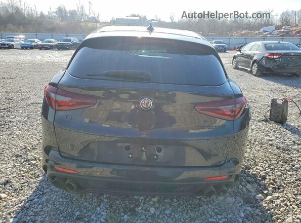 ZASFAKEV0J7C27485 2018 ALFA ROMEO STELVIO Черный Вид сзади