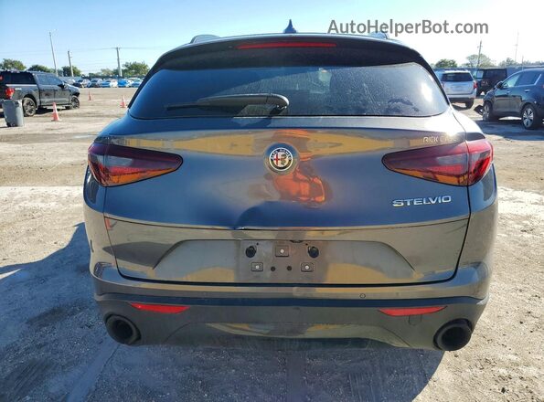 ZASPAJAN2N7D27727 2022 ALFA ROMEO STELVIO Серый Вид сзади