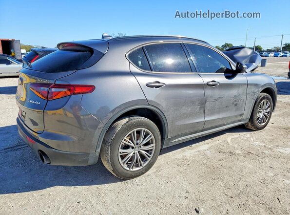 ZASPAJAN2N7D27727 2022 ALFA ROMEO STELVIO Серый Задняя правая четверть